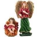 Ver imagem 3 de Decoração Enfeite Presépio Natal Escultura Resina 11 Peças