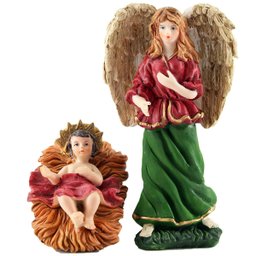 Decoração Enfeite Presépio Natal Escultura Resina 11 Peças - 3