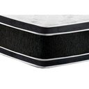Ver imagem 6 de Cama Box c/Auxiliar Casal: Colchão Espuma Castor D33 Black e White DF + Base CRC Courano Black(138x1