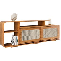 Rack para TV até 75 Polegadas Palhinha 180cm 2 Portas Deslizantes Costa Rica - 2