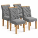 Ver imagem 3 de Conjunto 4 Cadeiras para Sala de Jantar Arthus