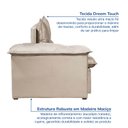 Ver mais imagens de Sofá Retrátil e Reclinável 200cm Cupuaçu CabeCasa MadeiraOriginals