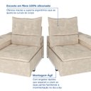 Ver imagem 7 de Sofá Retrátil e Reclinável 200cm Cupuaçu CabeCasa MadeiraOriginals