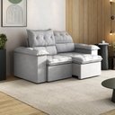 Ver imagem 1 de Sofá Retrátil e Reclinável 200cm Cupuaçu CabeCasa MadeiraOriginals