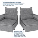 Ver mais imagens de Sofá Retrátil e Reclinável 200cm Cupuaçu CabeCasa MadeiraOriginals
