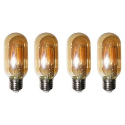 Lampadas de Led Kit 4 Multi Filamento Iluminação 30w Bivolt Retro Vintage - 1