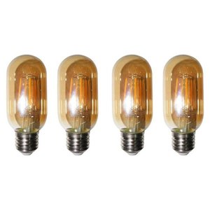 Lampadas de Led Kit 4 Multi Filamento Iluminação 30w Bivolt Retro Vintage