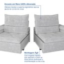 Ver imagem 7 de Sofá Retrátil e Reclinável 240cm Cupuaçu CabeCasa MadeiraOriginals