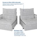 Ver imagem 7 de Sofá Retrátil e Reclinável 3 Lugares Veludo Prata Cupuaçu 240cm CabeCasa MadeiraOriginals