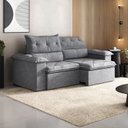 Ver imagem 1 de Sofá Retrátil e Reclinável 240cm Cupuaçu CabeCasa MadeiraOriginals