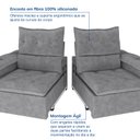 Ver imagem 6 de Sofá Retrátil e Reclinável 240cm Cupuaçu CabeCasa MadeiraOriginals