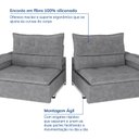 Ver imagem 7 de Sofá Retrátil e Reclinável 270cm Cupuaçu CabeCasa MadeiraOriginals