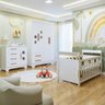 Quarto de Bebê Completo com Guarda-roupa, Berço e Cômoda Sonho - 1