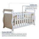Ver mais imagens de Quarto de Bebê Completo com Guarda-Roupa, Berço e Cômoda Sonho Branco