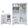 Quarto de Bebê Completo com Guarda-roupa, Berço e Cômoda Sonho - 19