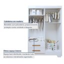 Ver imagem 7 de Quarto de Bebê Completo com Guarda-Roupa, Berço e Cômoda Sonho Branco