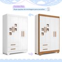 Ver mais imagens de Quarto de Bebê Completo com Guarda-Roupa, Berço e Cômoda Sonho