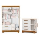Ver imagem 7 de Quarto de Bebê Completo com Guarda-Roupa, Berço e Cômoda Sonho
