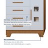 Quarto de Bebê Completo com Guarda-roupa, Berço e Cômoda Sonho - 13