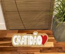 Ver imagem 1 de Tapete Divertido no Formato Gratidão para Portas de Entrada.