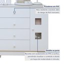 Ver mais imagens de Quarto de Bebê Completo com Guarda-Roupa Berço e Cômoda Bibi