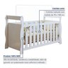 Quarto de Bebê Completo com Guarda-Roupa Berço e Cômoda Bibi - 10