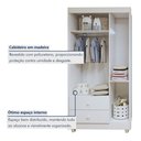 Ver imagem 6 de Quarto de Bebê Completo com Guarda-Roupa Berço e Cômoda Bibi