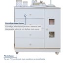 Ver imagem 7 de Quarto de Bebê Completo com Guarda-Roupa Berço e Cômoda Bibi