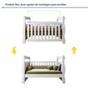 Ver mais imagens de Quarto de Bebê Completo com Guarda-Roupa Berço e Cômoda Bibi Branco