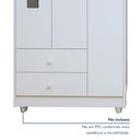 Ver imagem 5 de Quarto de Bebê Completo com Guarda-Roupa Berço e Cômoda Bibi