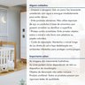 Quarto de Bebê Completo com Guarda-Roupa Berço e Cômoda Bibi - 16