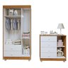 Quarto de Bebê Completo com Guarda-Roupa Berço e Cômoda Bibi - 17