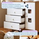 Ver imagem 7 de Quarto de Bebê Completo com Guarda-Roupa Berço e Cômoda Bibi Marrom/Amadeirado/Branco
