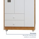 Ver imagem 5 de Quarto de Bebê Completo com Guarda-Roupa Berço e Cômoda Bibi