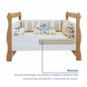 Quarto de Bebê Completo com Guarda-Roupa Berço e Cômoda Bibi - 14