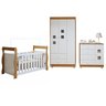 Quarto de Bebê Completo com Guarda-Roupa Berço e Cômoda Bibi - 18