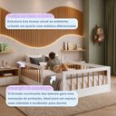 Ver mais imagens de Cama Montessoriana Solteiro Ana 99x195x36cm