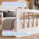 Ver imagem 7 de Cama Montessoriana Solteiro Ana 99x195x36cm Marrom/Branco/Amadeirado
