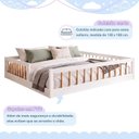 Ver imagem 4 de Cama Montessoriana Casal Ana 144,8x195x36cm