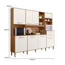 Ver imagem 6 de Armário de Cozinha Compacta 8 Portas 2 Gavetas Ipe e Off White Hortelã