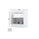 Ver imagem 3 de Módulo Cozinha Henn Americana Balcão C/ Tampo C/ 2 Portas 80cm Cinza-henn
