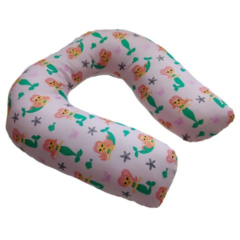 Almofada Para Carro Apoio De Cabeça E Pescoço Bebe Happy Line Almofada de Pescoço Infantil Sereia Ro