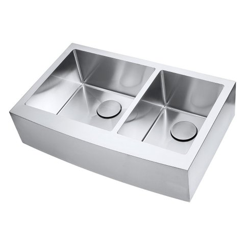 Kit Cuba Dupla Sa205 + Válvula com Cesto Aço Inox