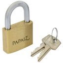 Ver imagem 2 de Cadeado de Latão Maciço 20mm a 50mm c/ 2 chaves Papaiz - 40mm