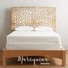 Cabeceira Cama Solteiro Albaron Madeira Entalhada 38mm - 90x80cm - 7
