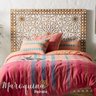 Cabeceira Cama Solteiro Albaron Madeira Entalhada 38mm - 90x80cm - 4