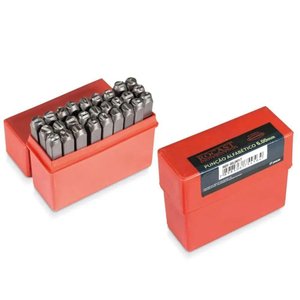 Punção Marcador Alfabético - Med. 6,0 Mm - 27 Peças