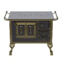 Ver mais imagens de Fogao a Lenha N 1 Colonial Preto Sem Tampa Se