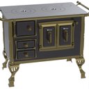 Ver imagem 3 de Fogao a Lenha N 1 Colonial Preto Sem Tampa Se