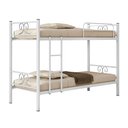 Ver imagem 3 de Beliche Domus Solteiro Moderno 100% Aço Compacta Branco